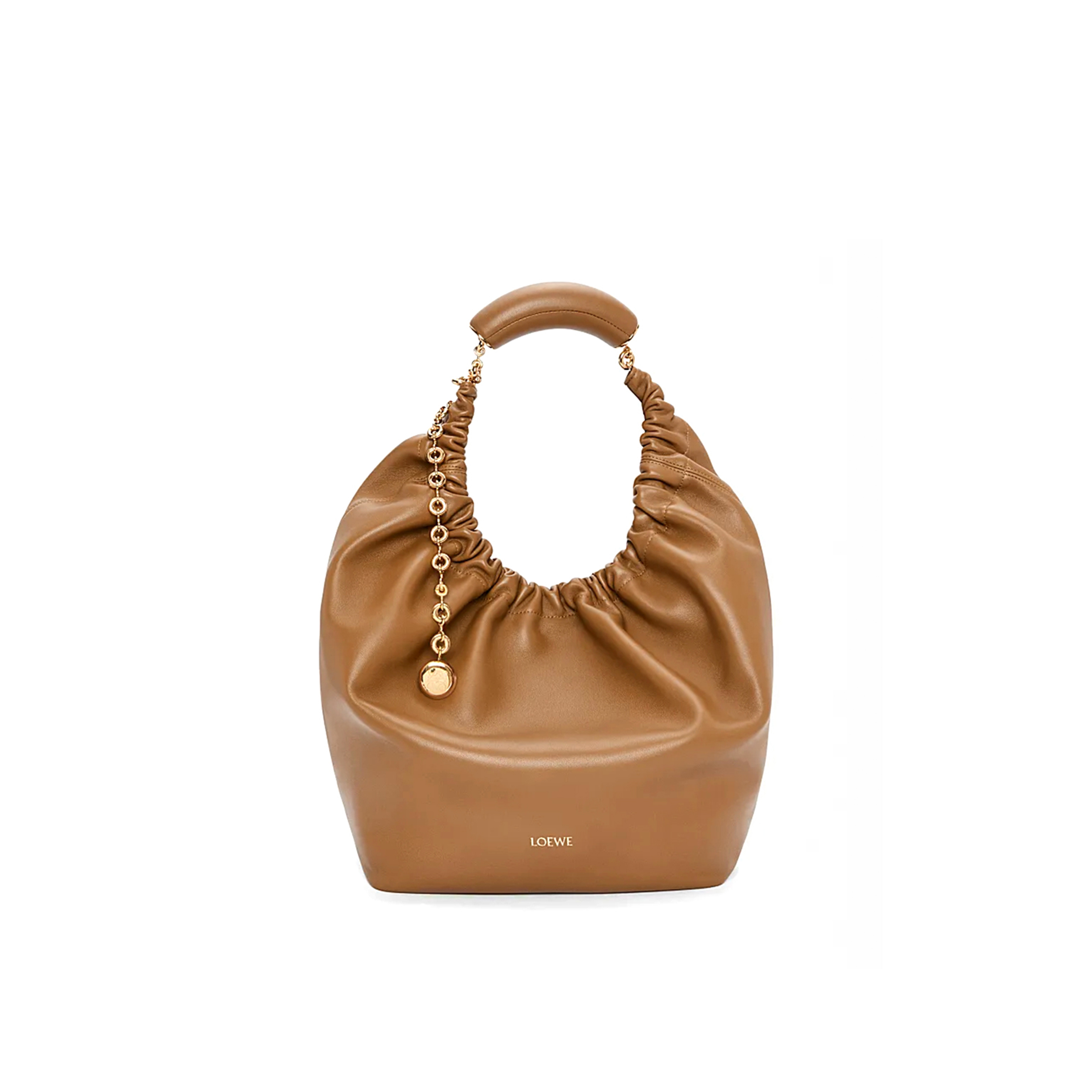 LOEWE MEDIUM SOFT NAPPA SHEEP LEATHER SQUEEZE BAG A914Q37X01-01(34*33*13.5cm)